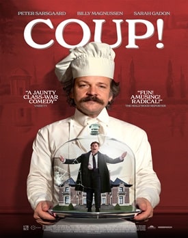 Scenă din filmul Coup 2023 online subtitrat cu Peter Sarsgaard și Billy Magnussen.