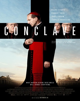 Cardinalul Lawrence în mijlocul conspirației din Conclave 2024 film online hd subtitrat.
