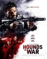 Scenă dramatică din Hounds of War 2024 cu mercenarul în mijlocul luptei.