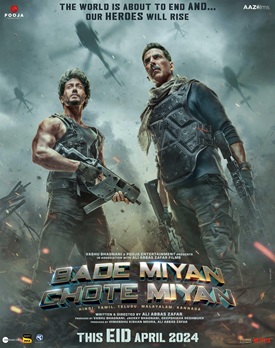 Poster Bade Miyan Chote Miyan 2024 online subtitrat.