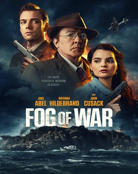 Scenă din Fog of War film cu Gene și Penny în refugiul din Massachusetts