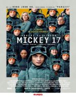 Mickey 17 film online subtitrat HD – afiș oficial cu personajul principal pe planeta înghețată.