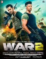 War 2 2025 film online subtitrat HD în română – afiș oficial al filmului de acțiune și spionaj