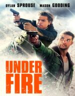 Scenă din Under Fire 2025 film online subtitrat hd in romana cu agenți FBI și DEA în confruntare la granița cu Mexicul.