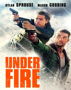 Scenă din Under Fire 2025 film online subtitrat hd in romana cu agenți FBI și DEA în confruntare la granița cu Mexicul.