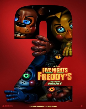 Five Nights at Freddy's 2 2025 film online subtitrat – Abby și animatronicii Freddy într-o scenă horror din film
